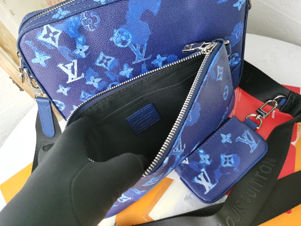 ルイヴィトンバッグ角部分ディテール